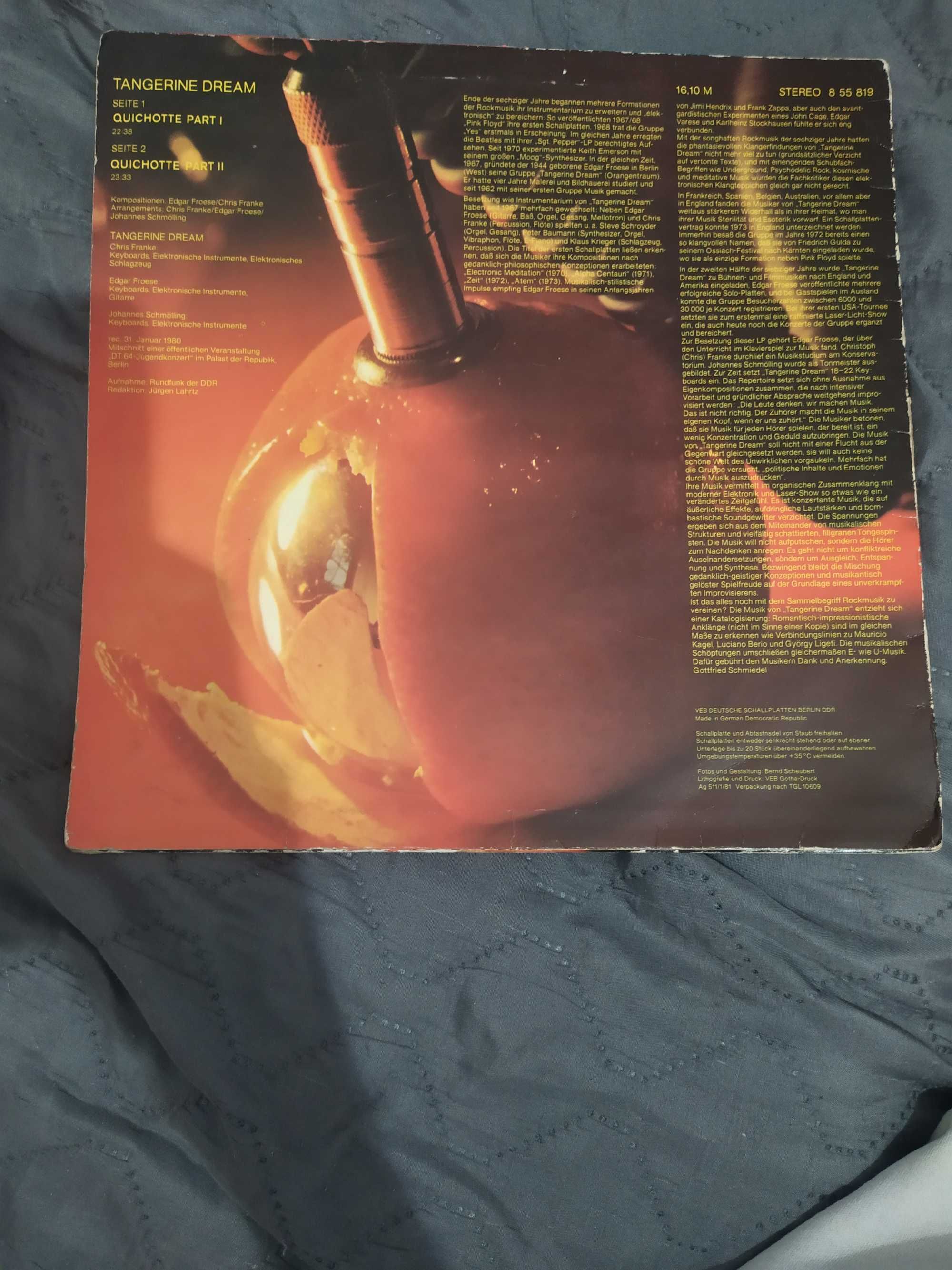Tangerine Dream. Amiga. Germany. VG++