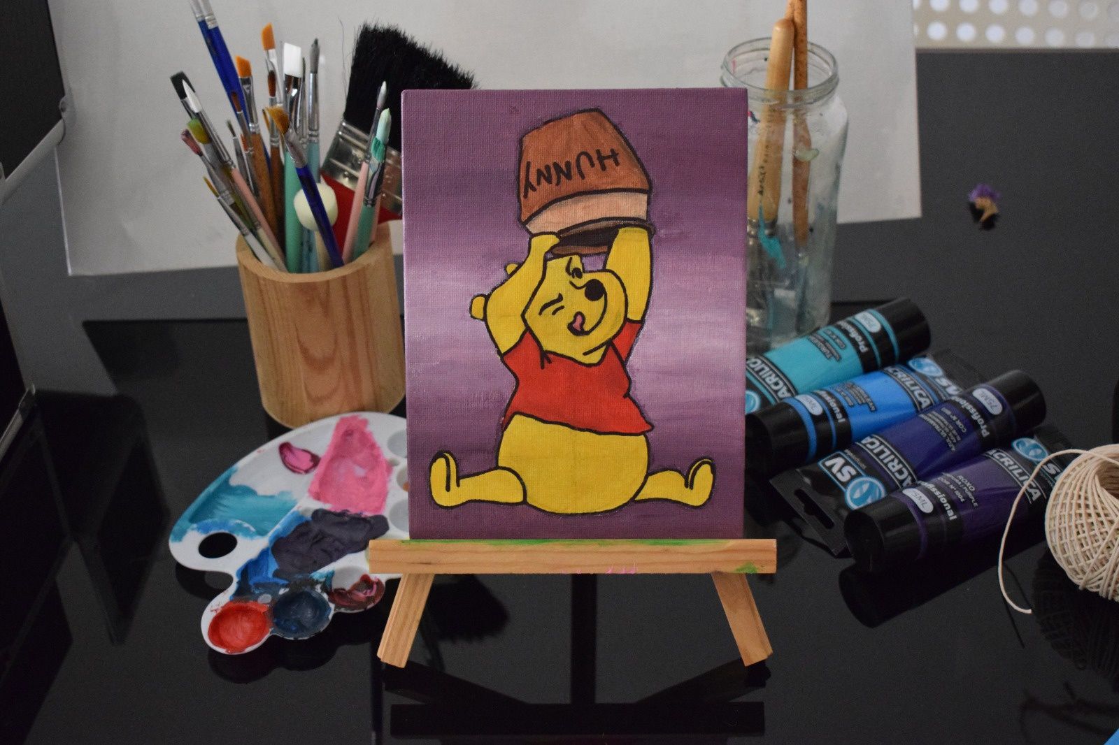 Telas pintadas a mão
