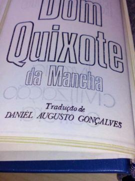 Dom Quixote de Cervantes: 1ª edição.