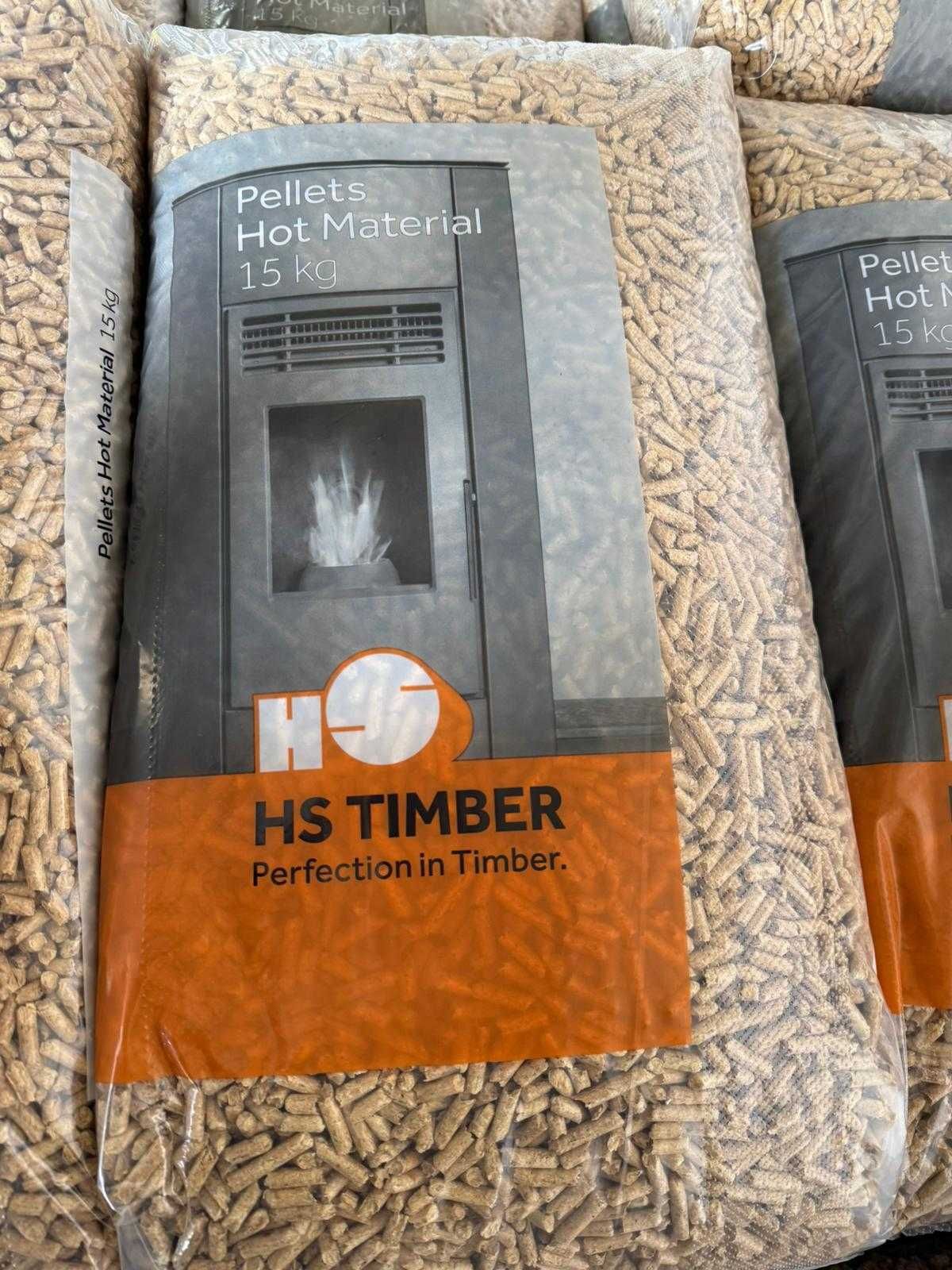 PELLET iglasty niemiecki HS TIMBER z czystej trociny A1 dostawa HDS