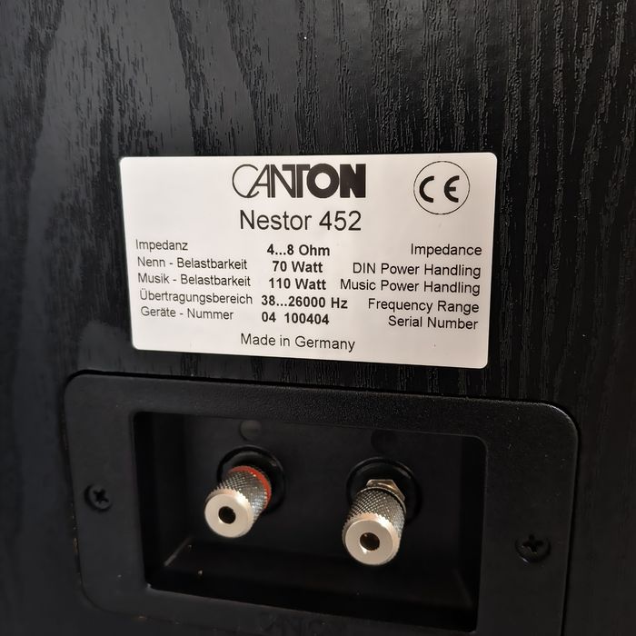 Акустика CANTON Nestor 452 hi-fi колонки твитер динамик динамик