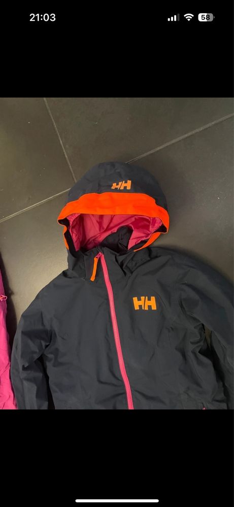 Spodnie kurtka komplet narciarski Helly Hansen 164