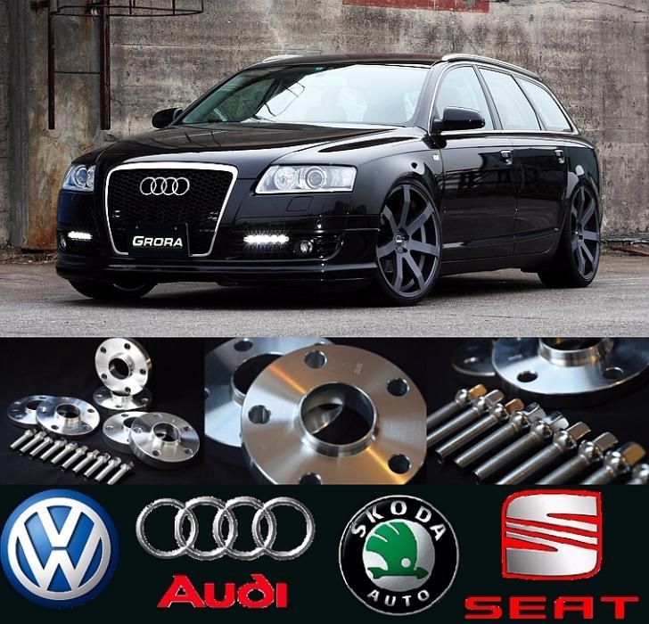 DYSTANSE DO KÓŁ+śruby do poszerzenia osi OPEL AUDI BMW VW każdy model