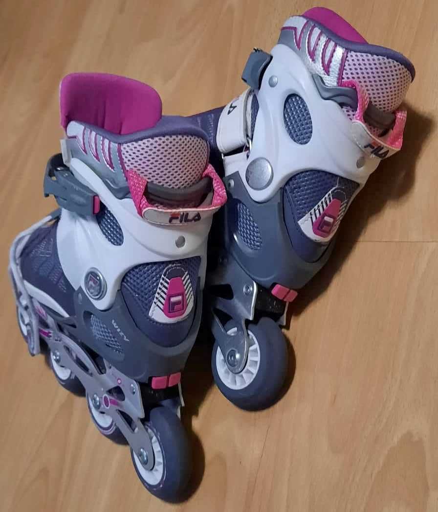 Раздвижные ролики детские Fila 32-35р-р, ClassB max 60кг