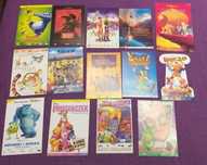 Ulotki filmowe i pocztowki z bajek  Unikaty, lata 90, Disney