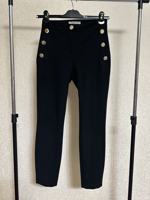 класні Брюки Італійські   прямі укорочені Barbara Alvisi 27/S-M