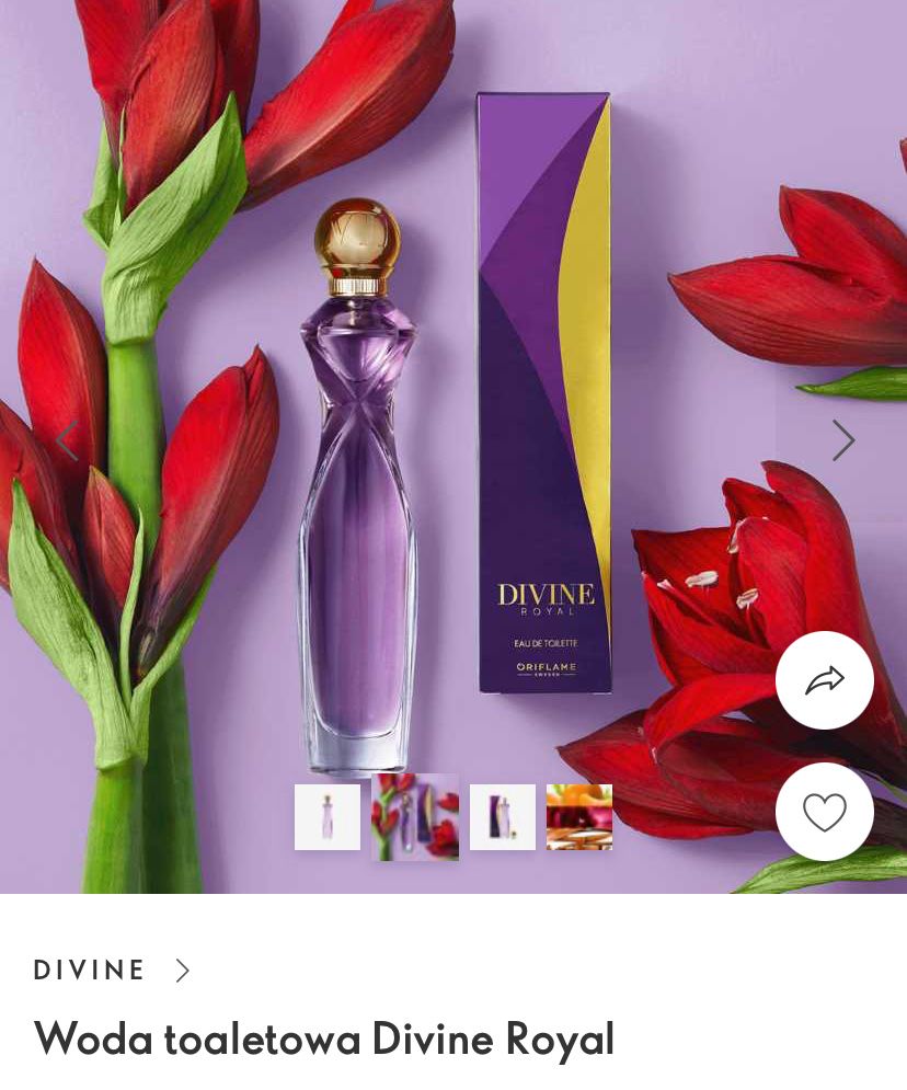 Divine Royal 50 ml Oriflame eau de toilette