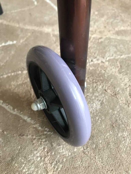 Balkonik aluminiowy, składany, 3-funkcyjny, kolor miedziany brąz