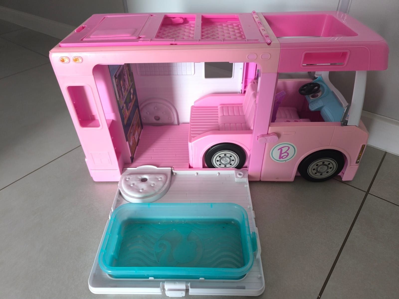 Kamper Barbie różowy