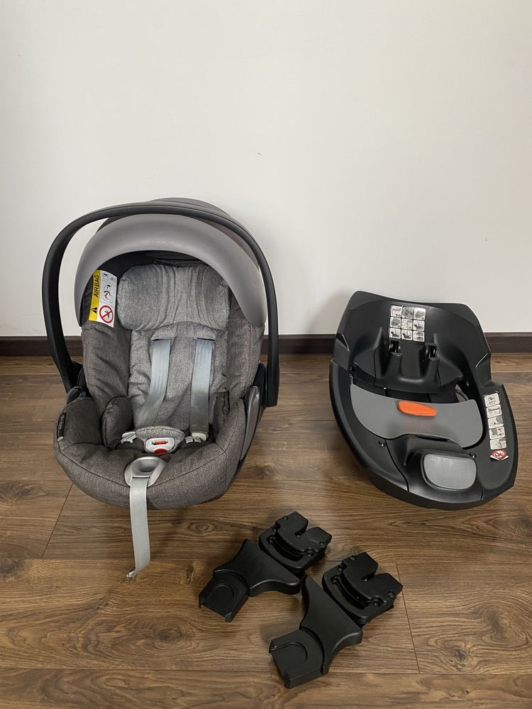 Fotelik Cybex Platinum Cloud Q 0-13 kg + baza izofix + adaptery