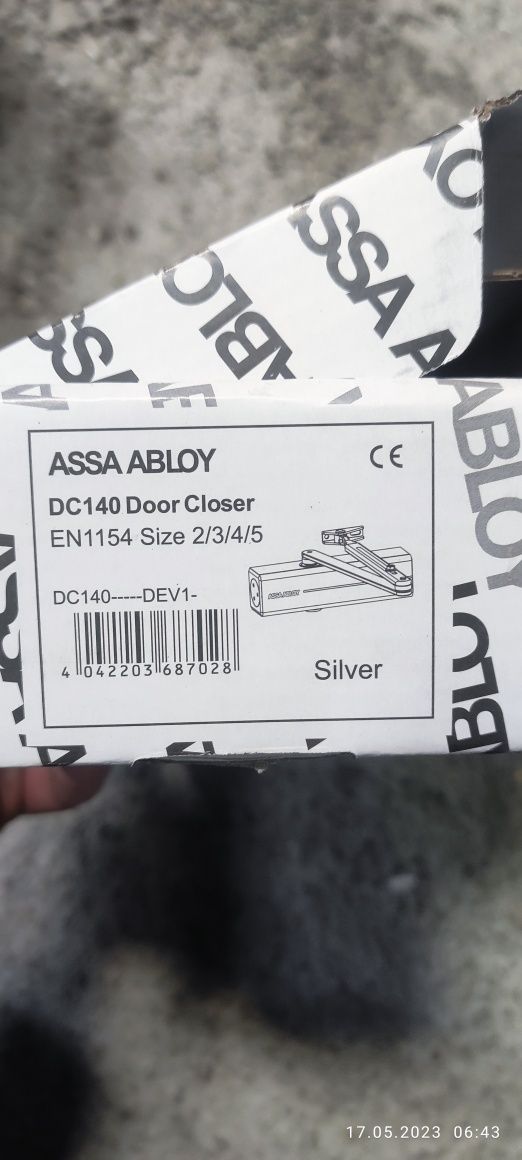 Дверний доводчик ASSA ABLOY DC140