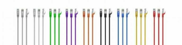 Patchcord kabel sieciowy do 2 metrów | UTP FTP 5e Cat6 | MIX KOLORÓW