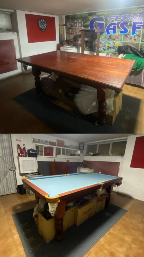 Bilhar snooker mesa de jantar