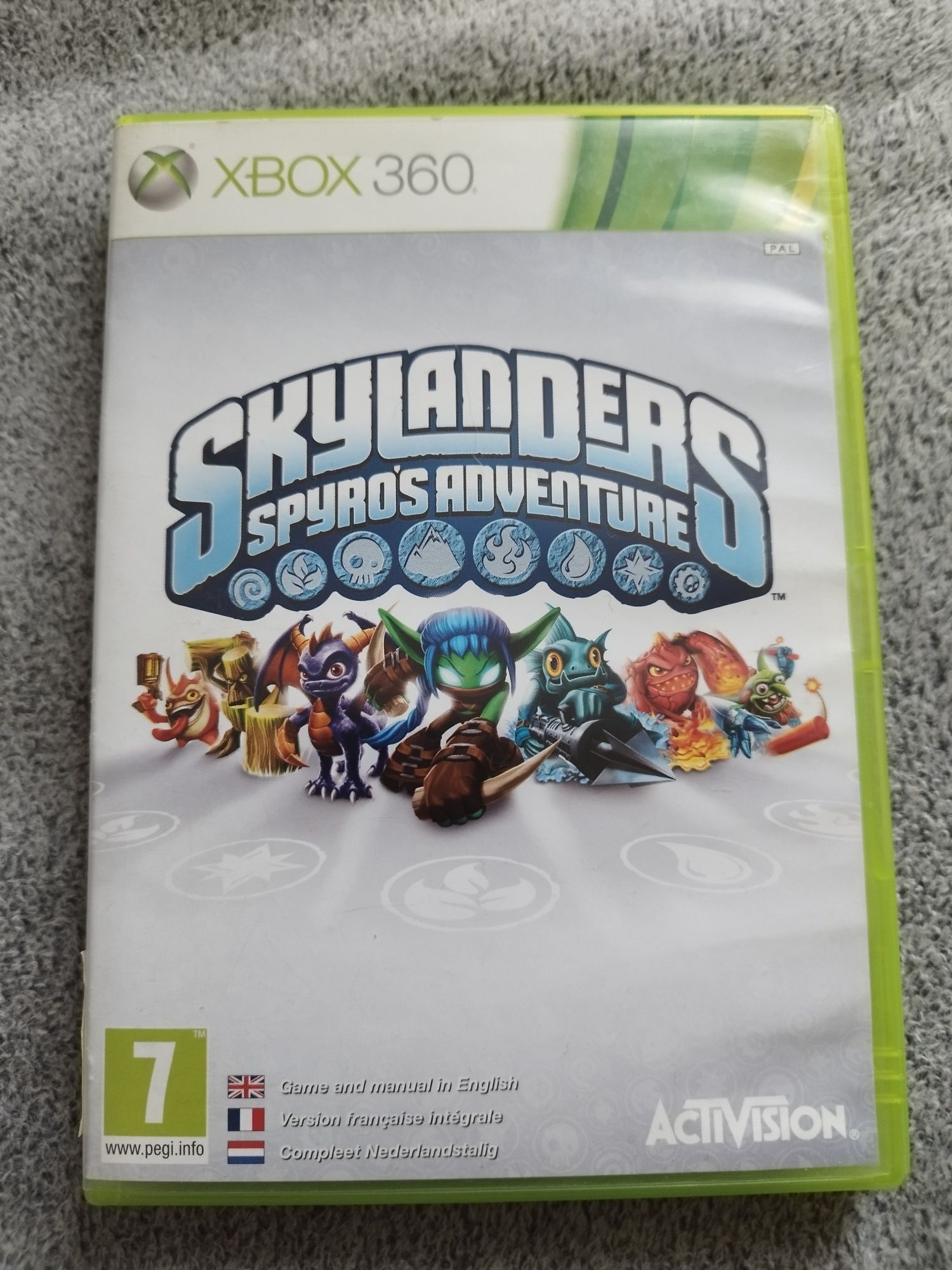 Plytka do gry Sylanders Spyros Adventure xbox360. Xbox 360
