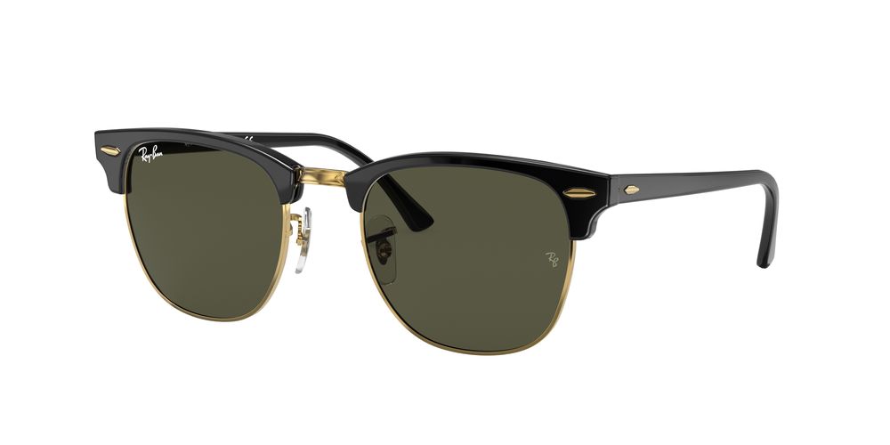 Óculos de Sol Ray-Ban Clubmaster Classic RB3016 - Preto