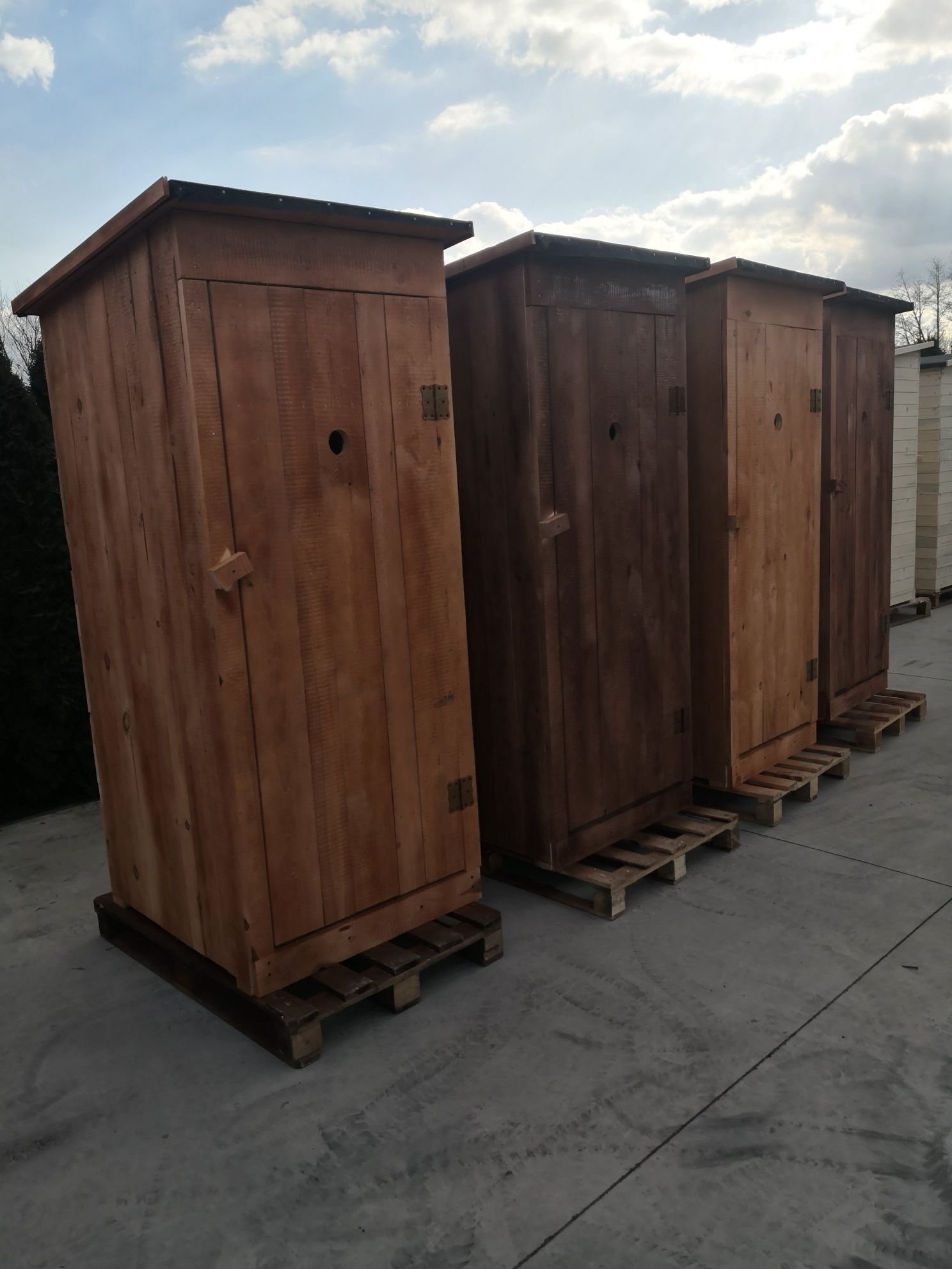 Toaleta Drewniana Zwykła WC Wychodek Ustęp Szybka Realizacja Promocja