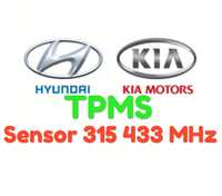 Датчики тиску давления в шинах коліс Kia Hyundai 315-433 MHz USA-EU
