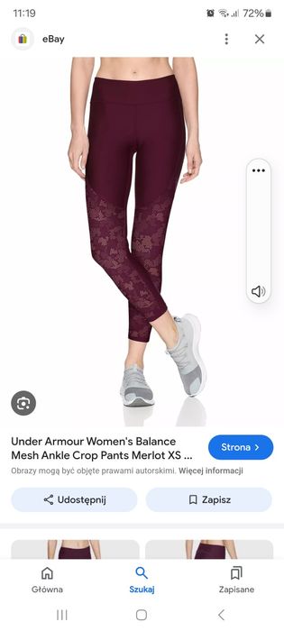 Legginsy Under armour L 40