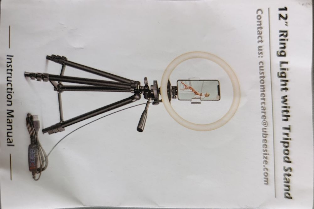 Селфі лампа UBeesize model TBC001