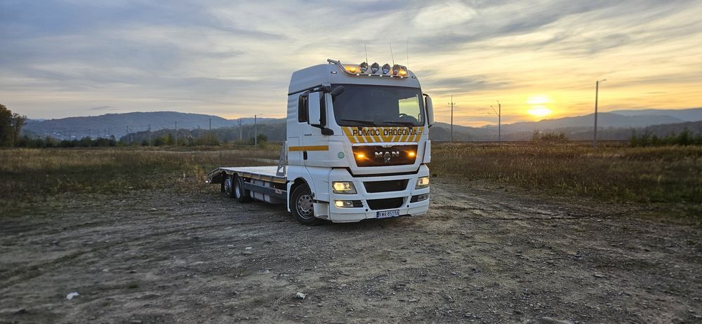 Pomoc drogowa Man Tgx 2012 / hydrauliczny najazd/ ocynk ogniowy