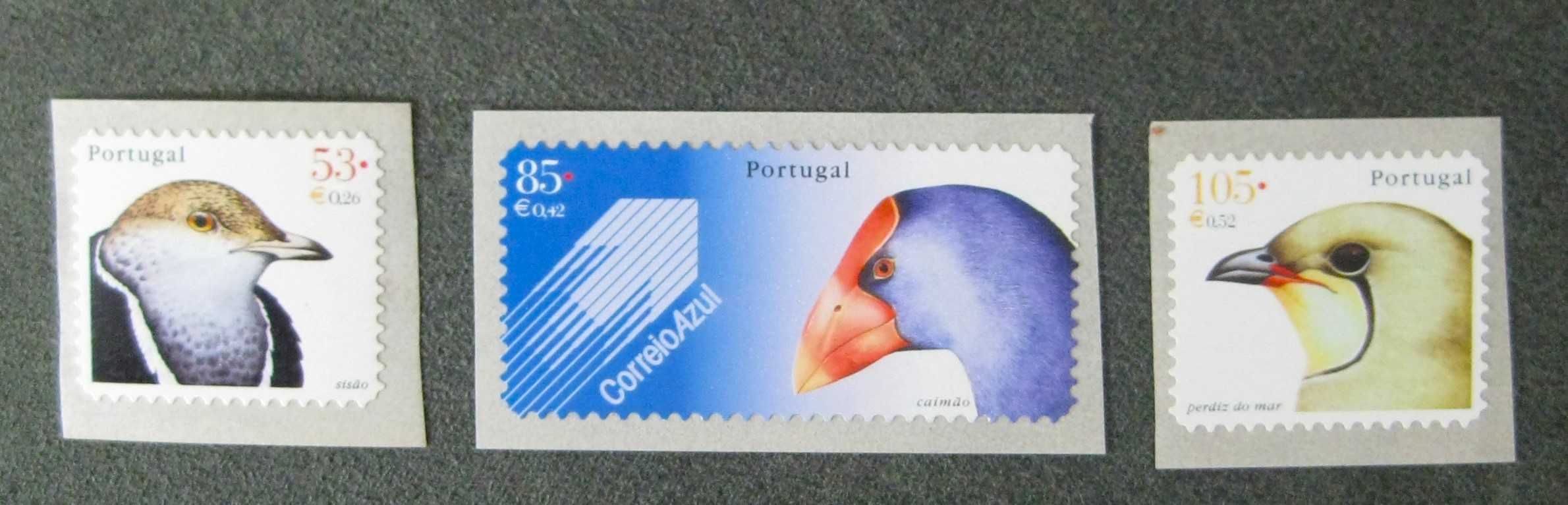 Séries Autoadesivas Caixa 2753A/2755A - Aves Portugal (2º grupo)