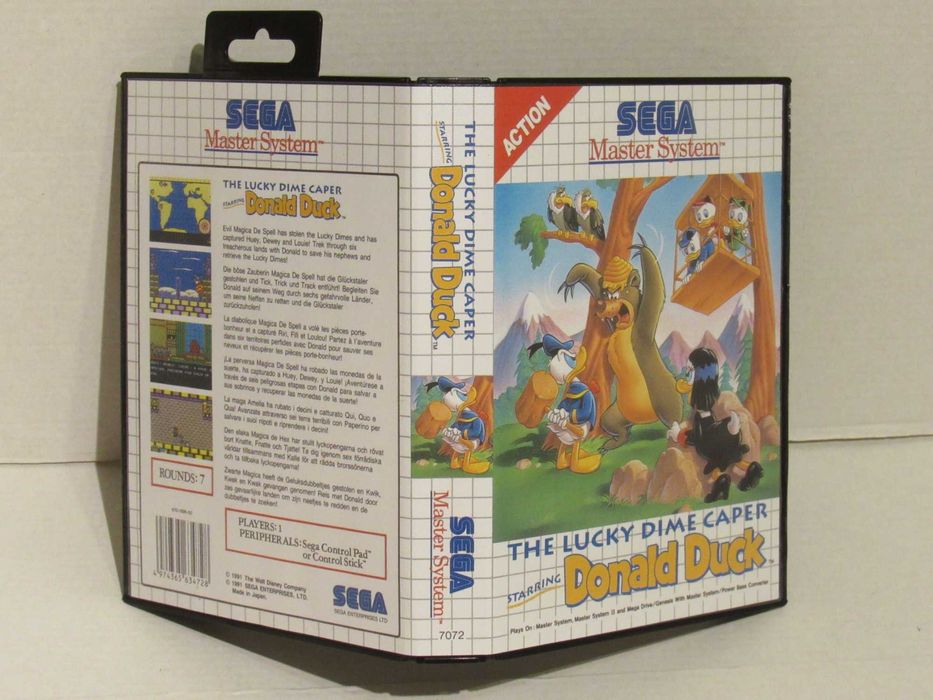 Jogo Sega Master System The Lucky Dime Caper