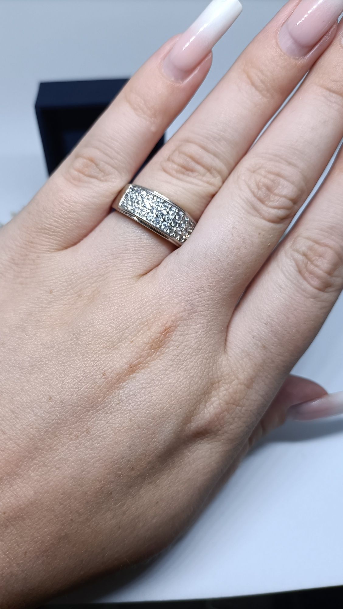 Klasyczny pierścionek ze srebra, srebro 925