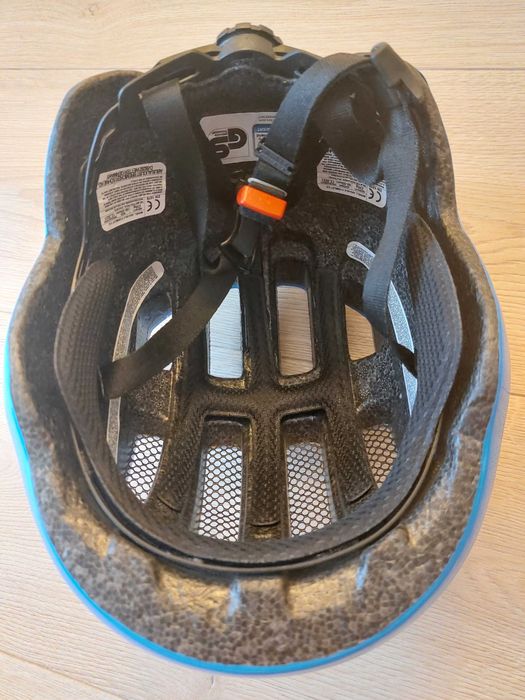 Kask rowerowy dziecięcy Abus smiley 3.0 niebieski 50-55 cm