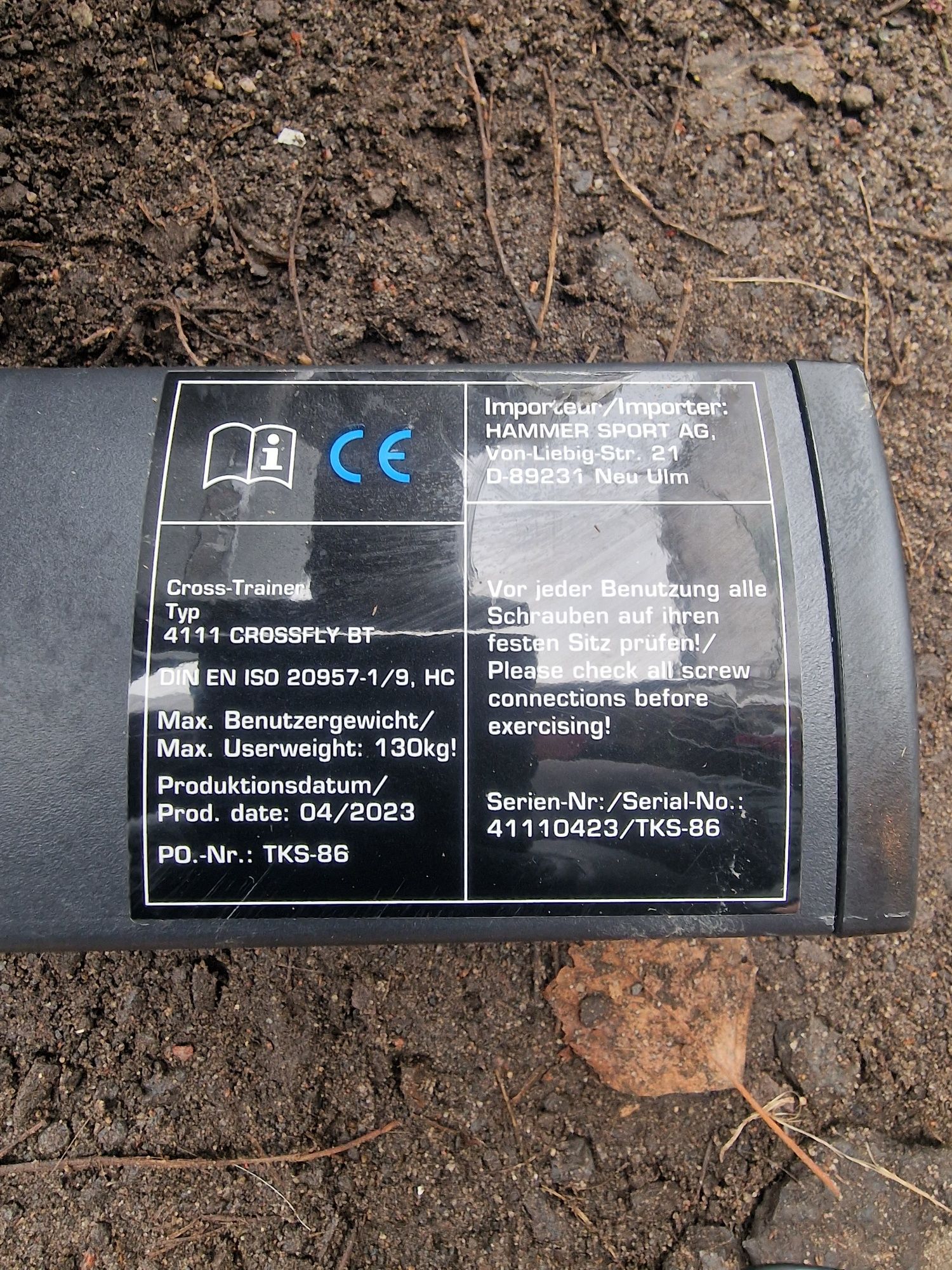 Orbitrek elektromagnetyczny HAMMER CrossFlyBt