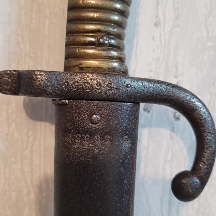 Bagnet chassepot, zgodny, sygnowany z data