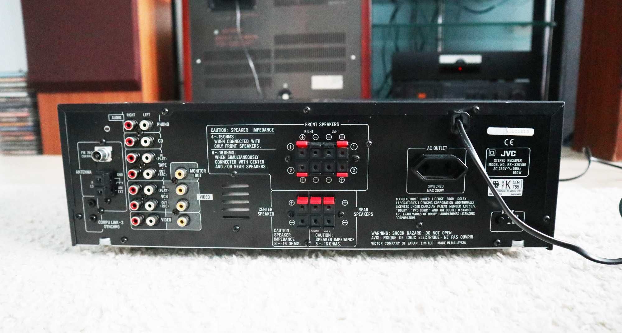 Ресивер усилитель  JVC RX-320VBK  TECHNICS SA-EX120