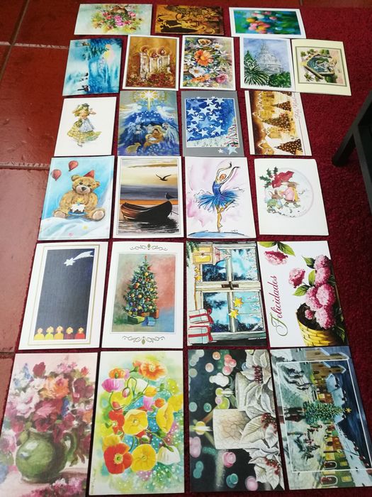 Lote de vários cartões de 1978