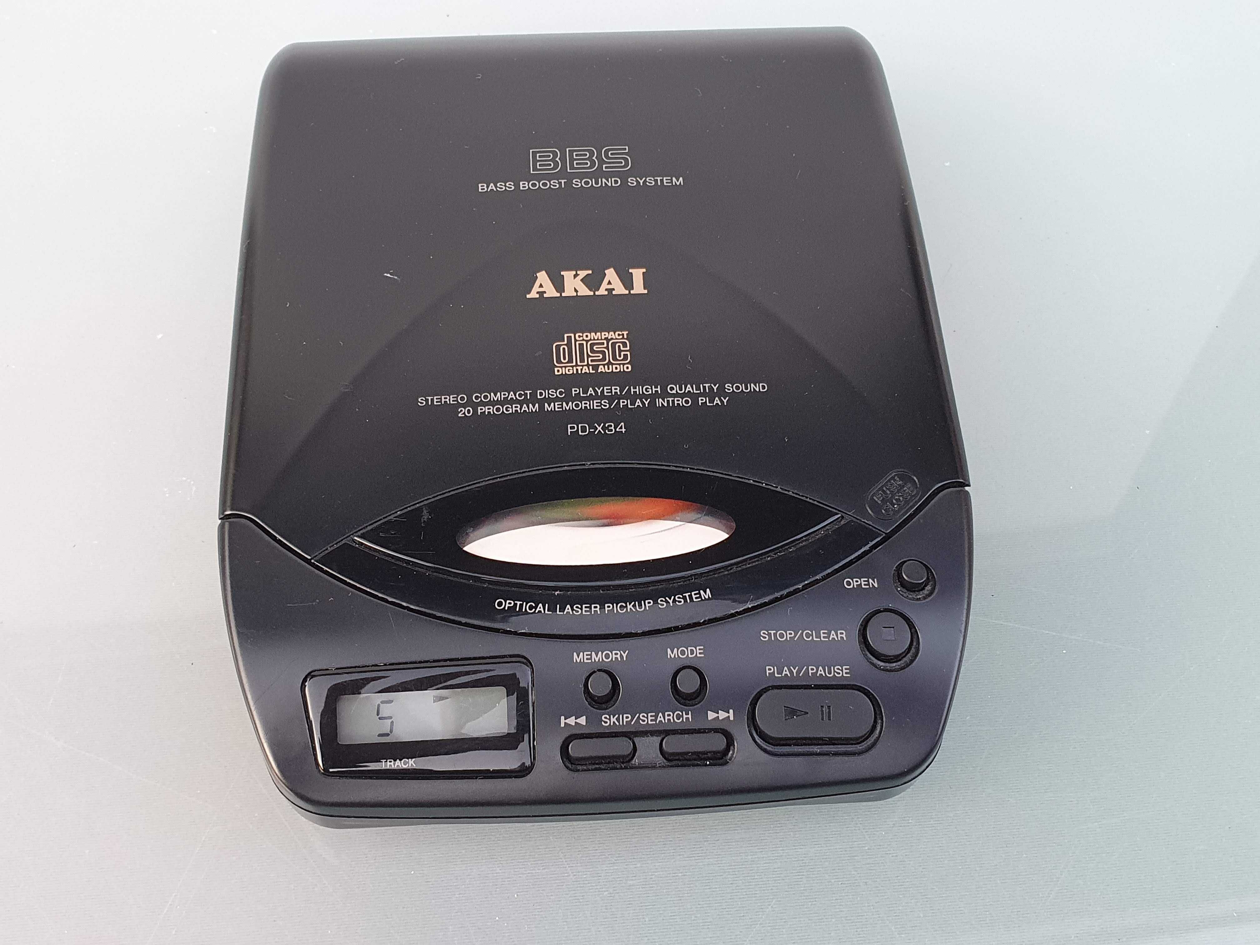 Discman Akai PD-X34 vintage