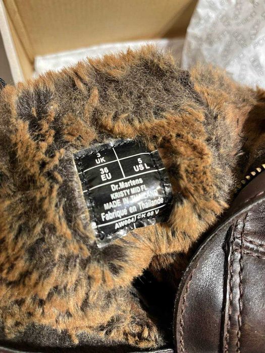 Dr Martens Womens Kristy Mid Faux Fur | жіночі зимові чоботи 36EU/5US