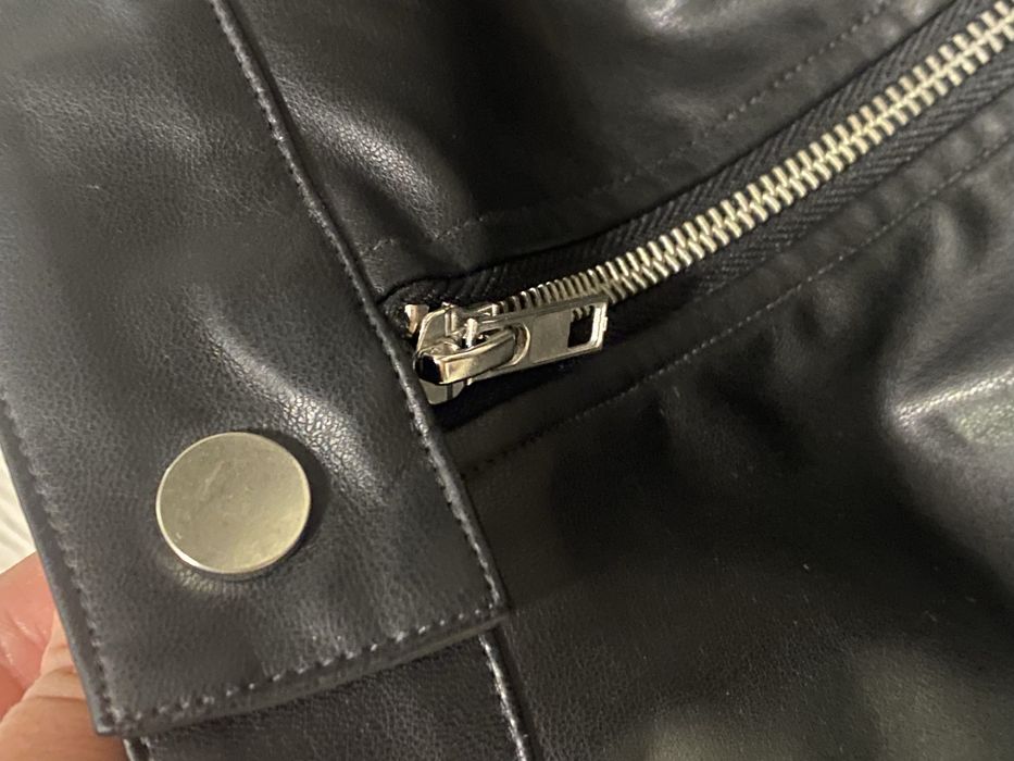 Міні спідниця з еко шкіри