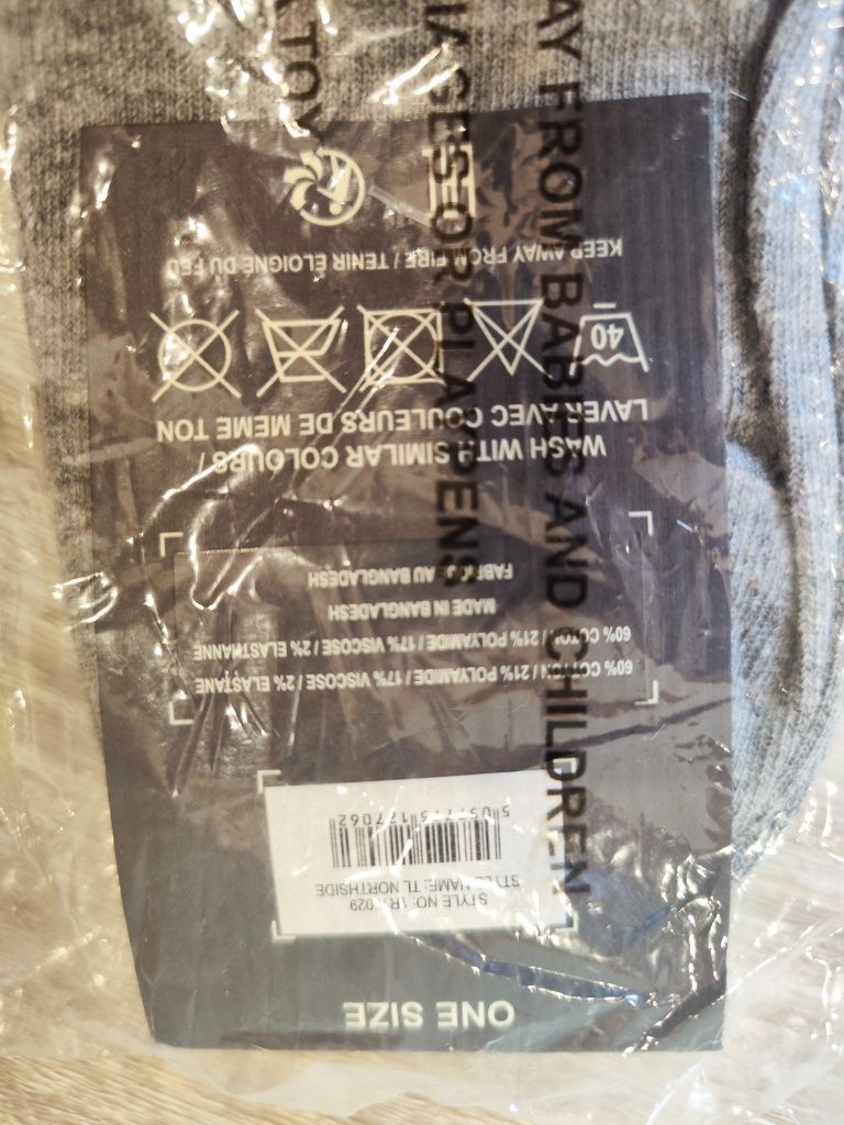 Skarpety do sneakersów 3-pak bawełniane firmy Tokyo Laundry, rozmiar 3