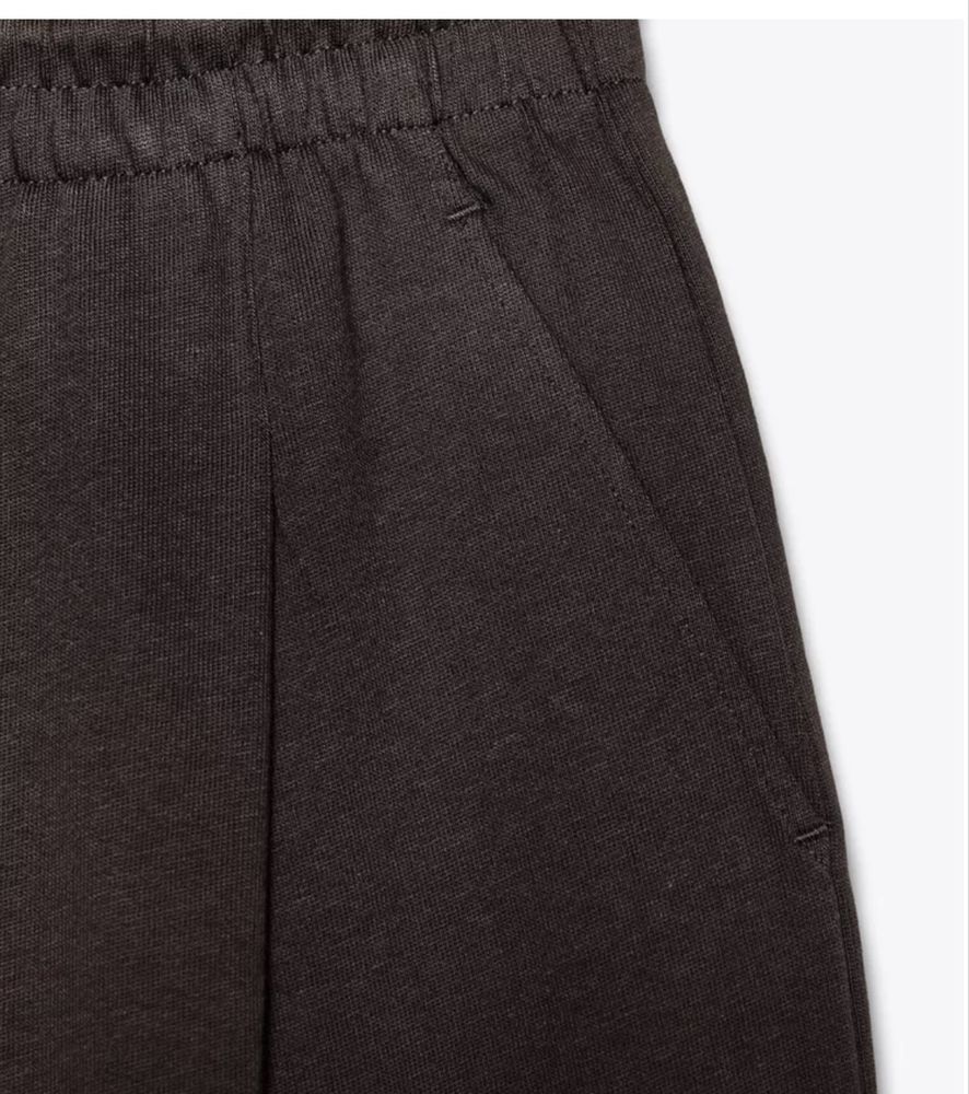 Широкі трикотажні штани с защіпами Zara