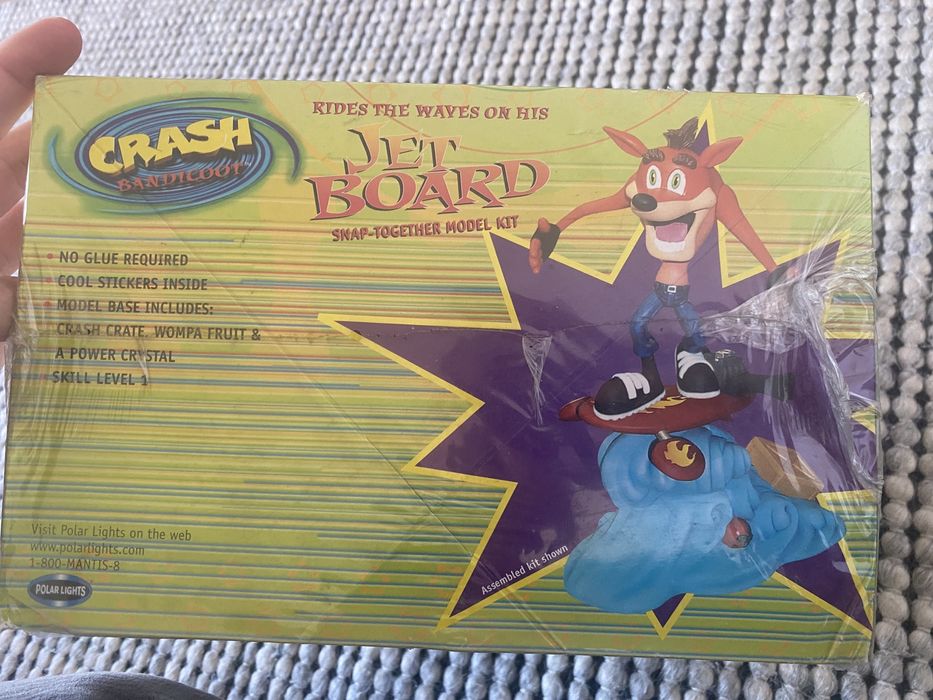 Crash Bandicoot  figurka Polar Lights 1999r Unikat