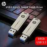 64 ГБ Флешка HP. Флеш-накопичувач HP X796w USB 3.2, металевий корпус.