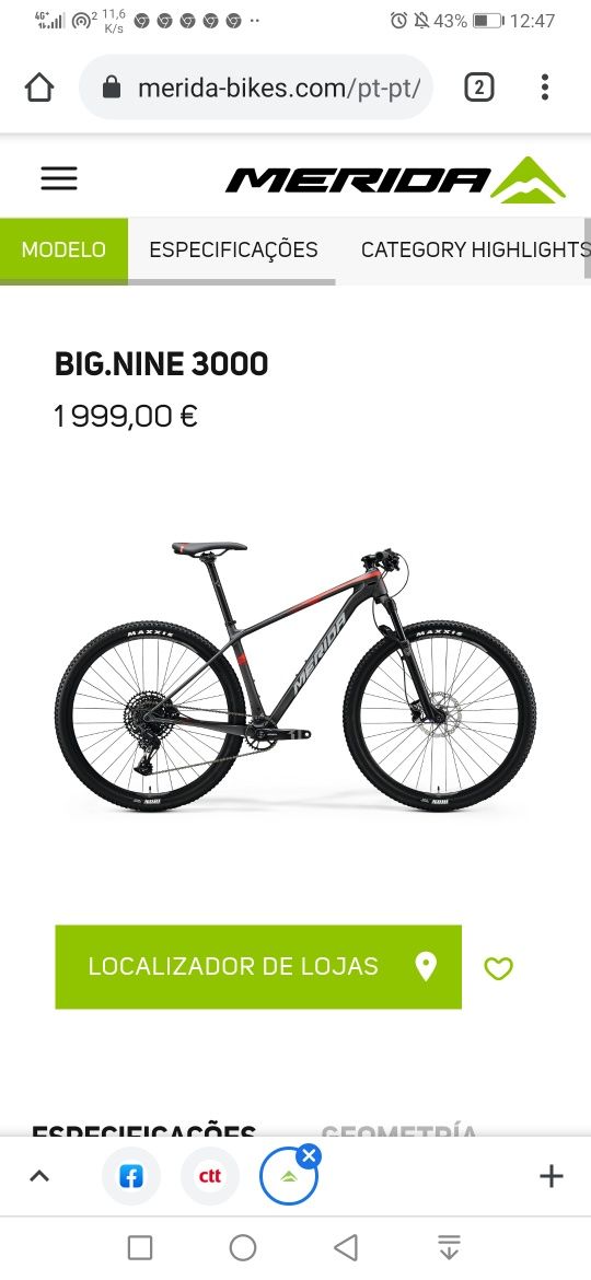 Merida big nine 3000 carbon