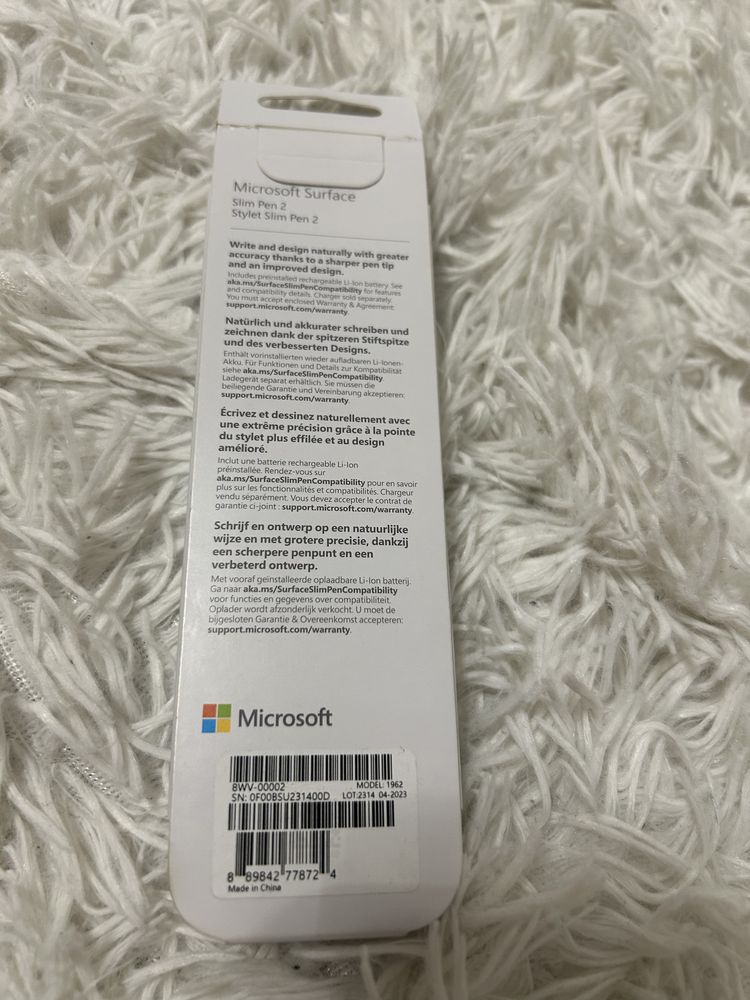 Тонкая ручка Стилус Microsoft Surface 2