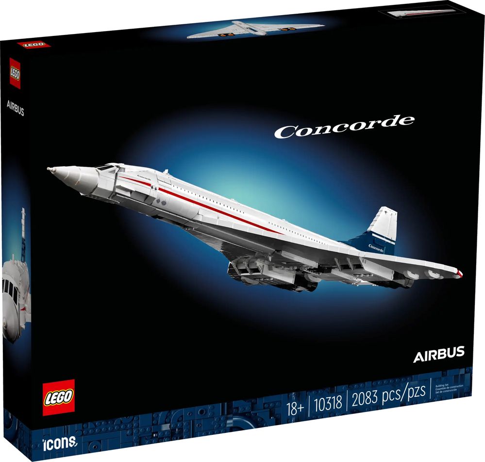 Конструктор Lego ICONS 10318 Concorde (2083 деталі)