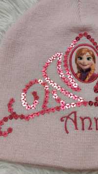 Czapka i rękawiczki zimowa Frozen Anna