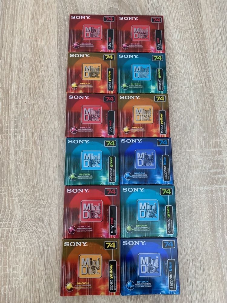 Mini Disc Sony 74 min  x 10 sztuk