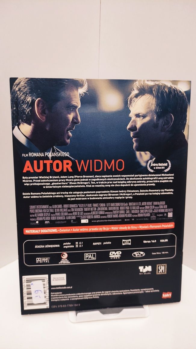 Autor Widmo DVD Brosnan