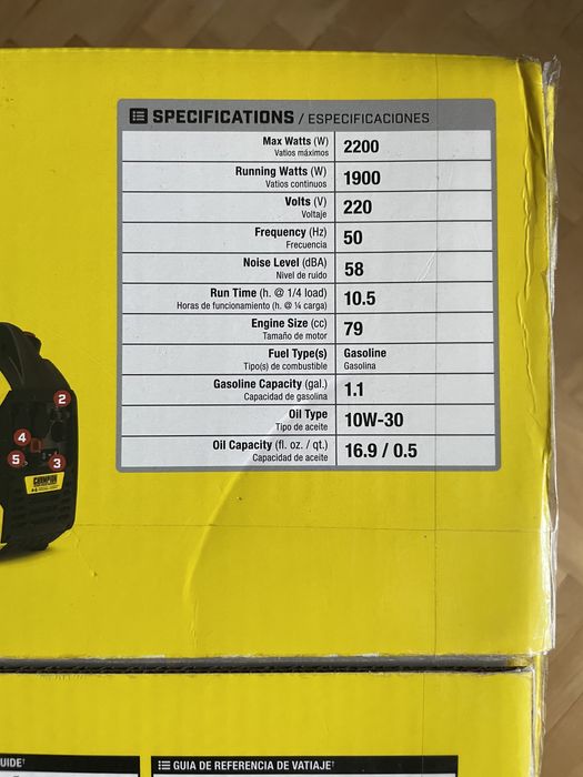 Інверторний генератор Champion 92001i - EU - SC