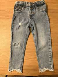 Spodnie jeansowe Zara rozmiar 98