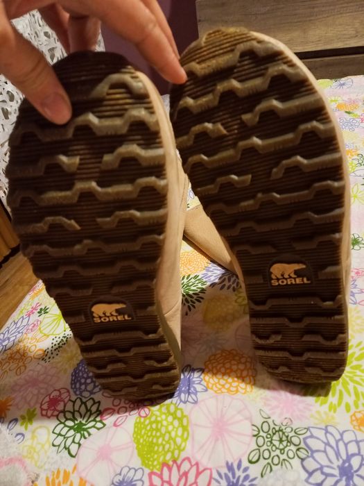 Skórzane buty Sorel