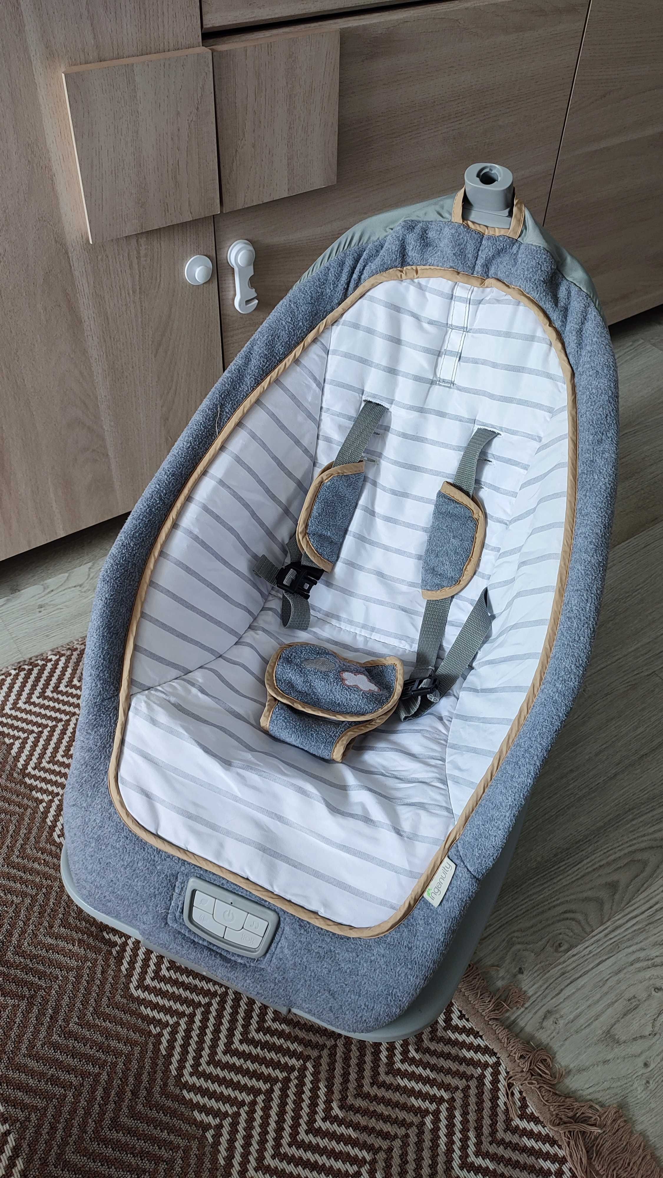 Espreguiçadeira / Cadeira de repouso de bebé Ingenuity Boutique Teddy
