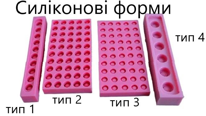 Силиконовая форма для изготовления восковых мисочек толстостенка Никот